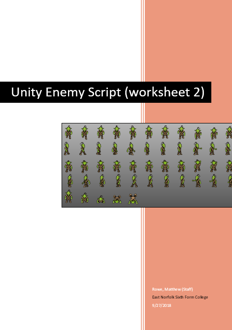 Tutorial 2 - Making enemies!