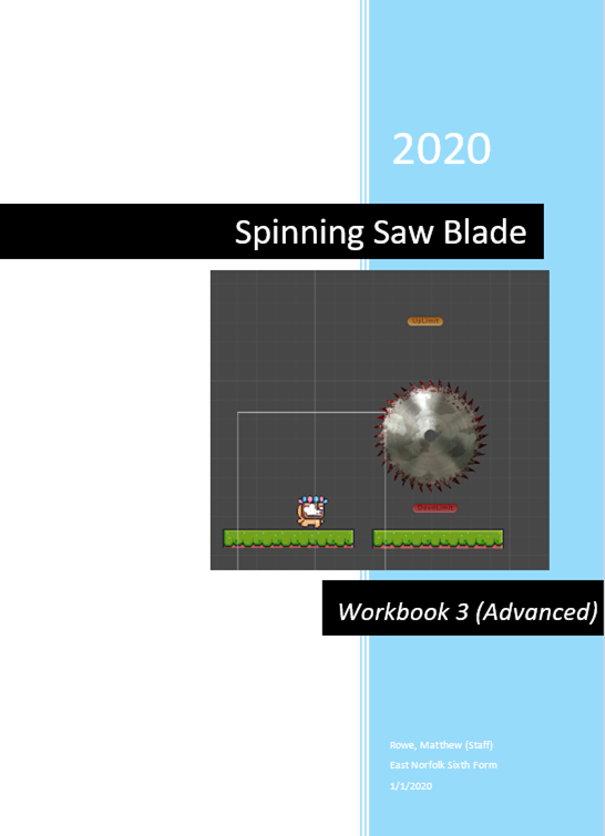Tutorial 3 - Spinning Saw Blades