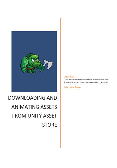 Tutorial 8 - Getting Asset Store Animation to Work