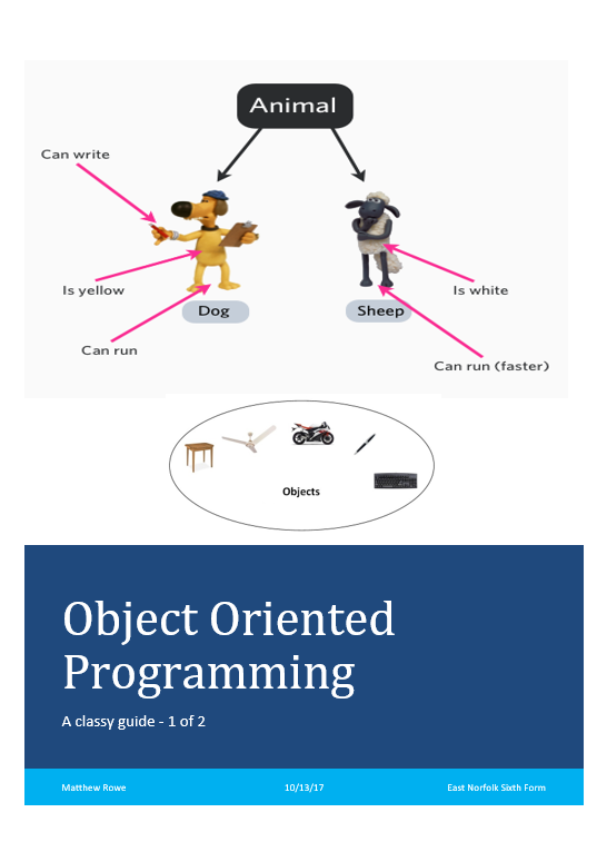 Tutorial 6 - Object Orientation Part 1 of 3