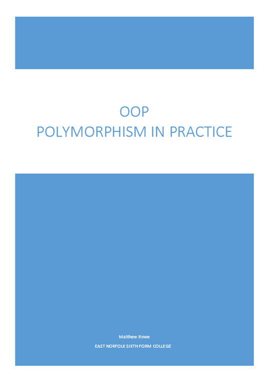 Tutorial 8 - Object Orientation Part 3 of 3